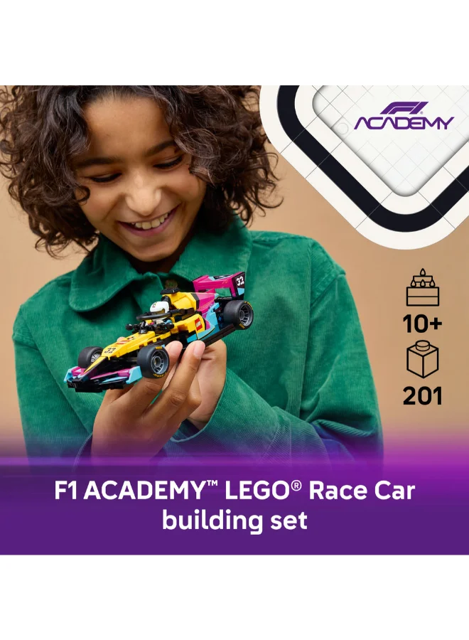Lego Speed Champions F1 ACADEMY LEGO Race Car Toy - 77258 (Age 10+, 201 Pieces)