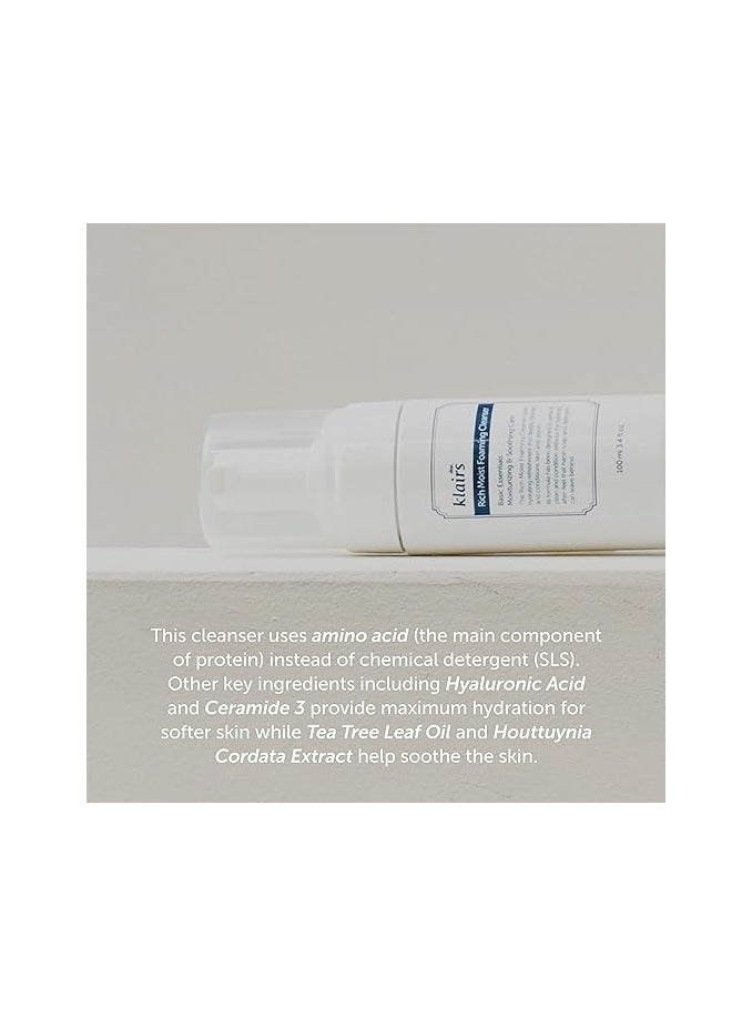 Dear,Klairs Dear Klairs Rich Moist Foaming Cleanser 100 ml - Image 2