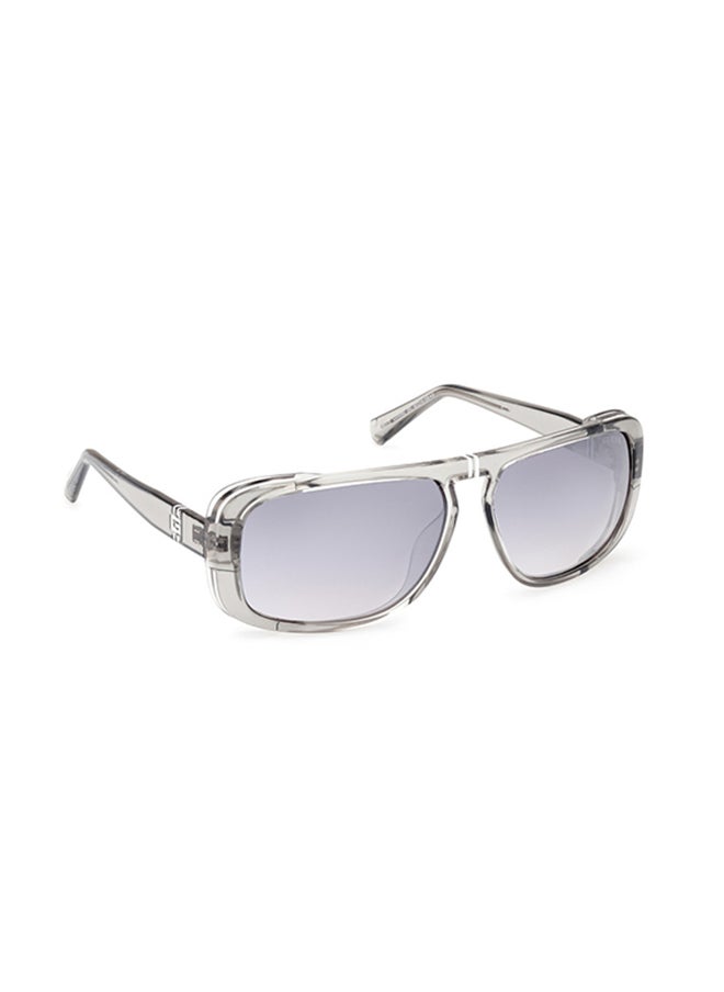 GUESS - Rectangular Sunglasses For Men - Clear - Image 1