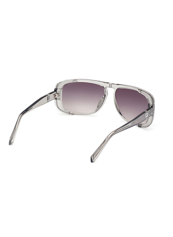 GUESS - Rectangular Sunglasses For Men - Clear - Image 1