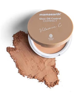 Mamaearth Glow Oil Control Compact Powder SPF 30 with Vitamin C & Turmeric for 2X Instant Glow - 9 g (Ivory Glow)
