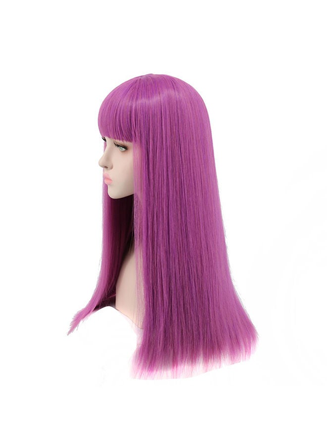 Loquat Long Straight Anime Cosplay Wig Pink - Image 2