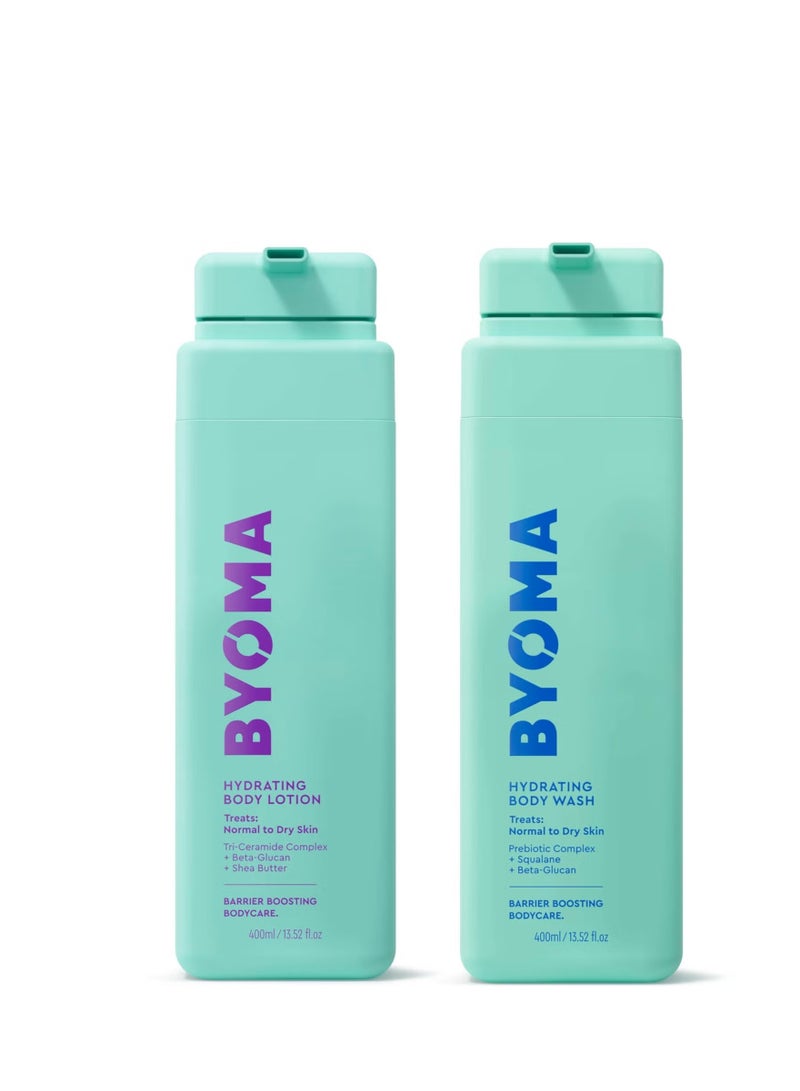بيوما مجموعة غسول الجسم المرطب من BYOMA سعة 400 مل ولوشن الجسم المرطب سعة 400 مل - Image 1