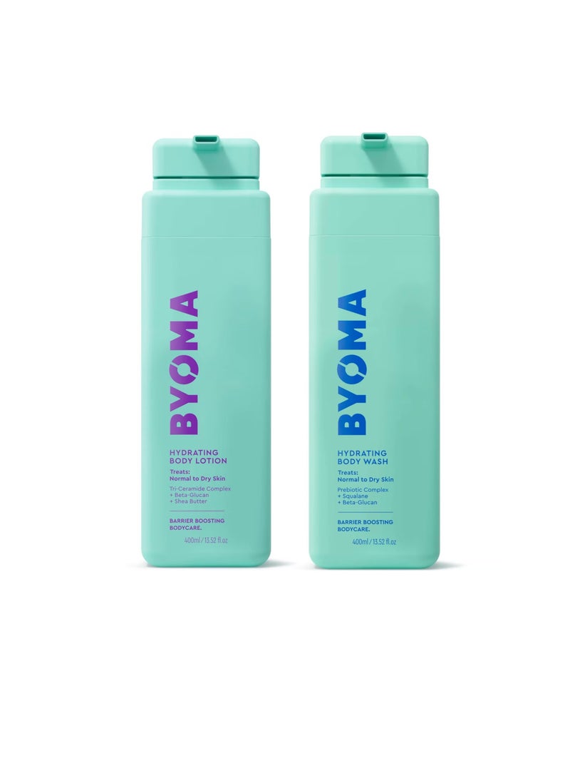 بيوما مجموعة غسول الجسم المرطب من BYOMA سعة 400 مل ولوشن الجسم المرطب سعة 400 مل - Image 4