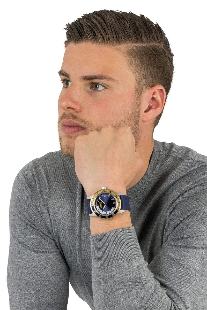 Invicta ساعة إنفيكتا للرجال 12847 بقرص أزرق وسوار بولي يوريثان أزرق - Image 4