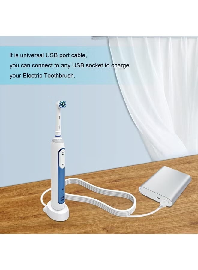 USB Charger for Oral B Electric Toothbrush 3757, Waterproof Inductive Charging Base Portable for Travel - Image 3