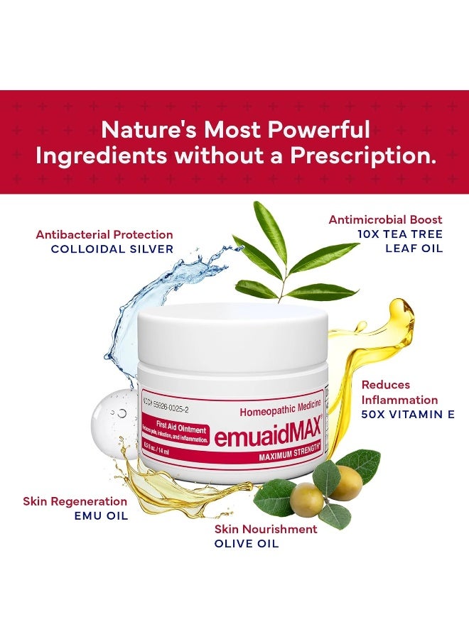EMUAIDMAX Ointment 0.5oz - Eczema Cream - Image 3