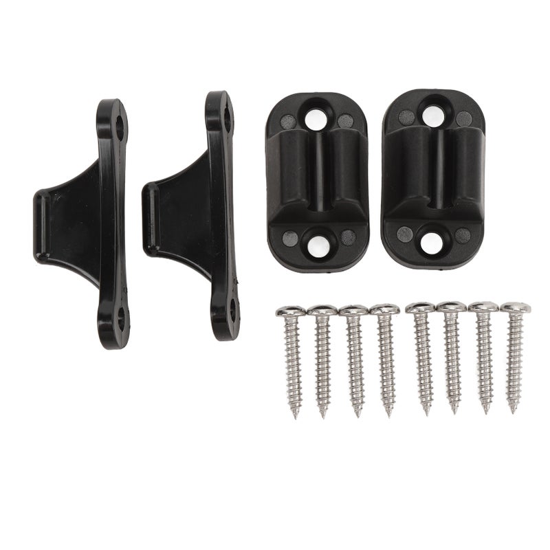 2 Sets Door Retainer T Shape Door Stop Retaining Catch Holder Locker Set for RV Caravan Campervan Boat - Image 1
