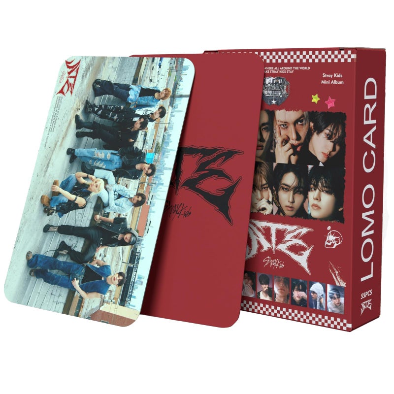 KPOPBP ATE Album Photocards 55 PCS KPOP Photo Cards SKZ Album LOMO Card Set, Gift for Boys and Girls Merch - Image 1