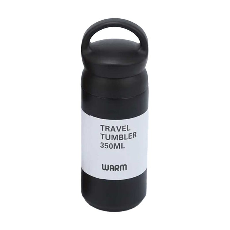 Stainless Steel Black Travel Thermal Mug – 350 ml - Image 5
