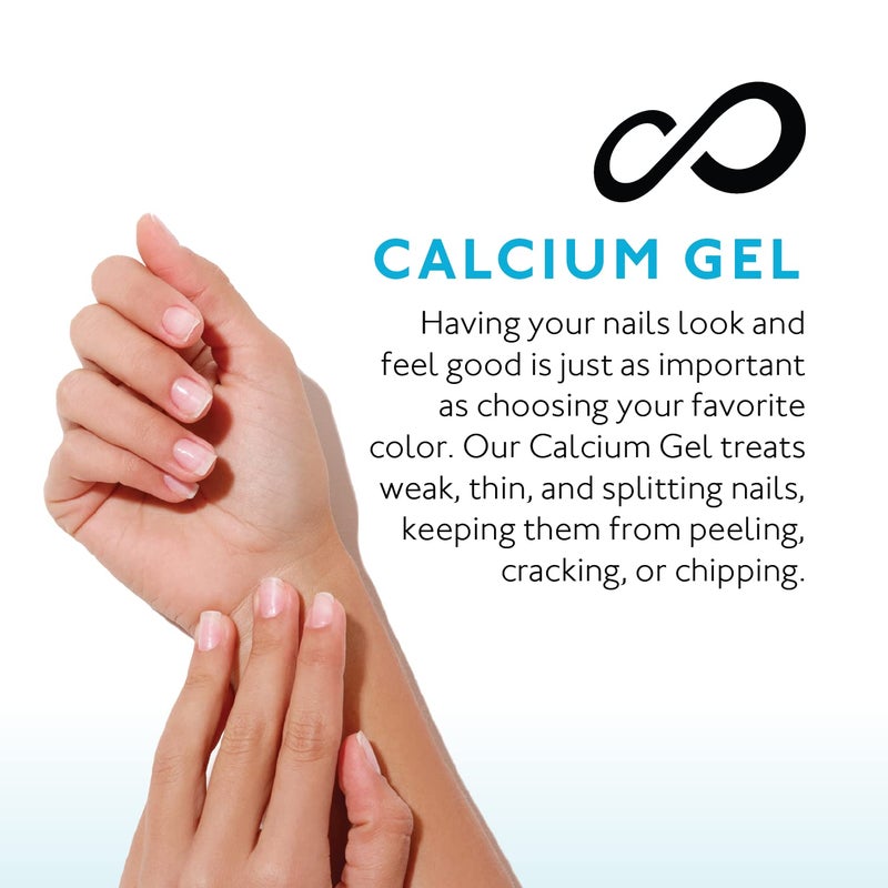 Eternal Calcium Gel Nail Builder - 13.5mL Base Coat Nail Polish | Clear Nail Polish for Nail Care & Nail Strengthener for Thin Nails and Growth | Fast Dry Nail Hardener & Nail Growth Treatment, 1 Unit - Image 2