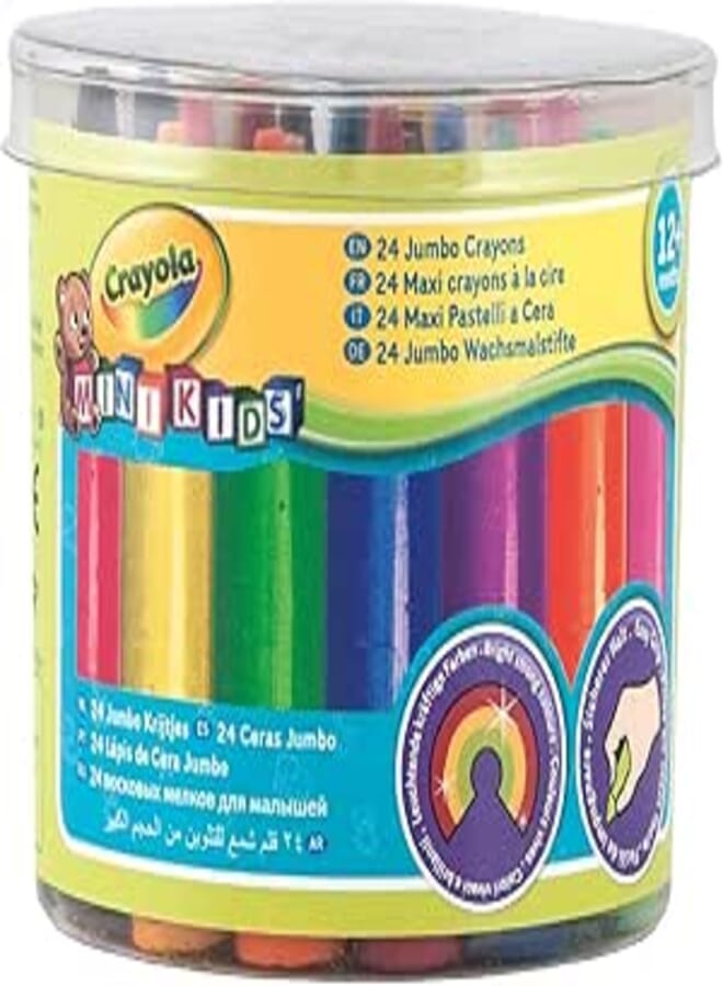 Crayola 24 Jumbo Crayons, For Kids