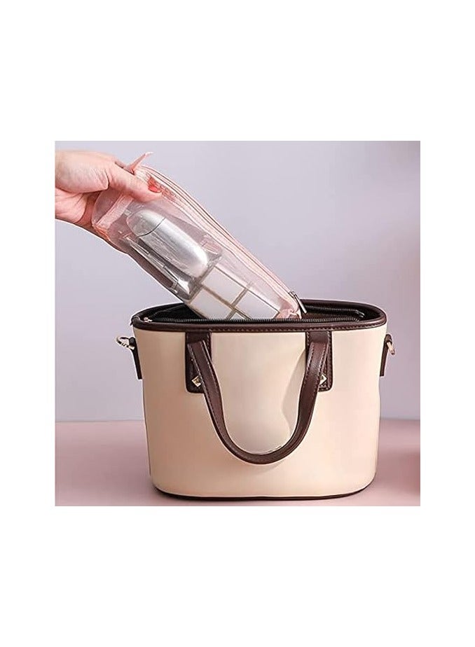 general 4 in 1 Clear Cosmetic Makeup Bags,Travel Makeup Bag Portable Toiletry Bag Cosmetic Organiser, Hanging Zipper Organize Bag, Waterproof Detachable Small Toiletry Bags - Image 4