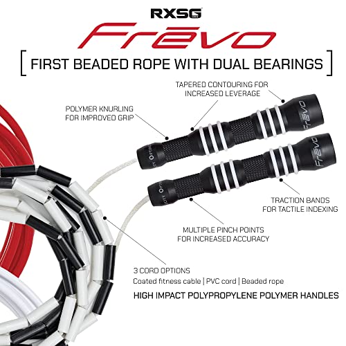 Rx Smart Gear Jump Rope | RXSG Frēvo Freestyle Jump Rope, Skipping Rope for Men & Women with 2 High Speed Precision Bearings | Fitness, Training, Exercise, Cardio, Workout - Image 2