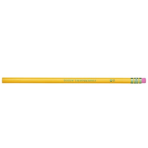 Ticonderoga Wood-Cased Pencils, Unsharpened, #4 2H Extra Hard, Yellow, 12 Count - Image 3