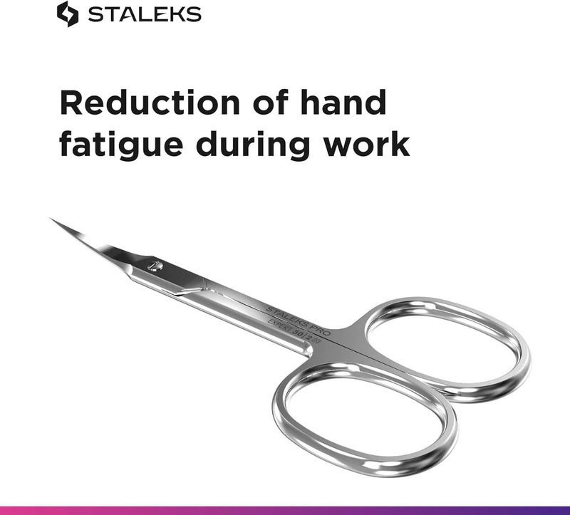 STALEKS Expert 50 Type 2 Professional Cuticle Scissors - Image 5