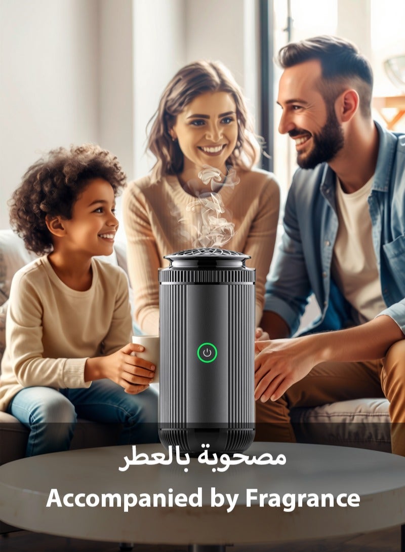 سيتا مبخرة بخور محمولة قابلة لإعادة الشحن | موزع عطري صغير الحجم للاستخدام في المنزل والمكتب والسيارة - Image 3