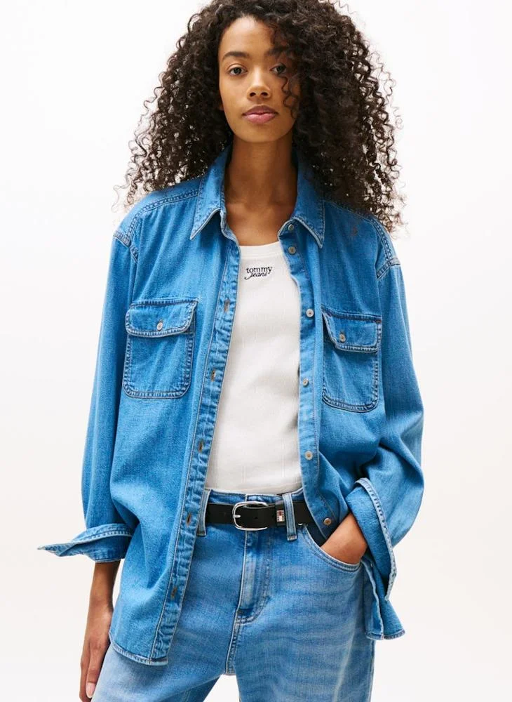 TOMMY JEANS Casual RelaXed Denim Shirt