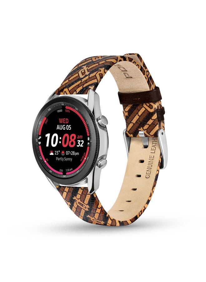 POLICE Universal Replacement Leather Strap For Men And Women, Compatible With Apple Watch Series 3-9 & SE (38-40-41) & Samsung, Huawei Or Quartz Watch With Lug Width Of 20mm  - Image 3