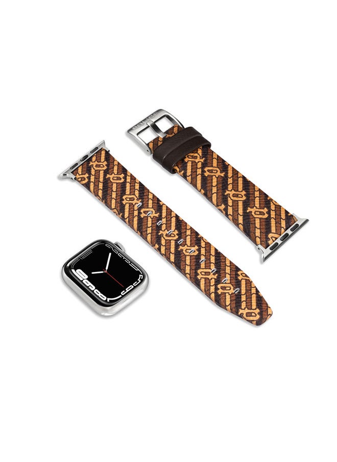 POLICE Universal Replacement Leather Strap For Men And Women, Compatible With Apple Watch Series 3-9 & SE (38-40-41) & Samsung, Huawei Or Quartz Watch With Lug Width Of 20mm  - Image 4
