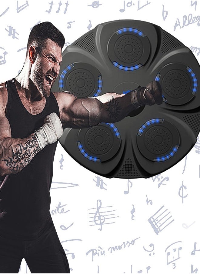 Electronic Music Boxing Machine Boxing Training Punching Equipment With Gloves Wall Mounted Bluetooth
