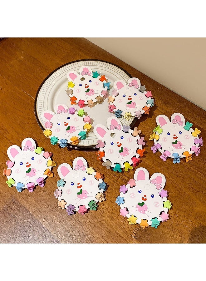 Small multicolored non-slip hair clips for children and girls - Image 3