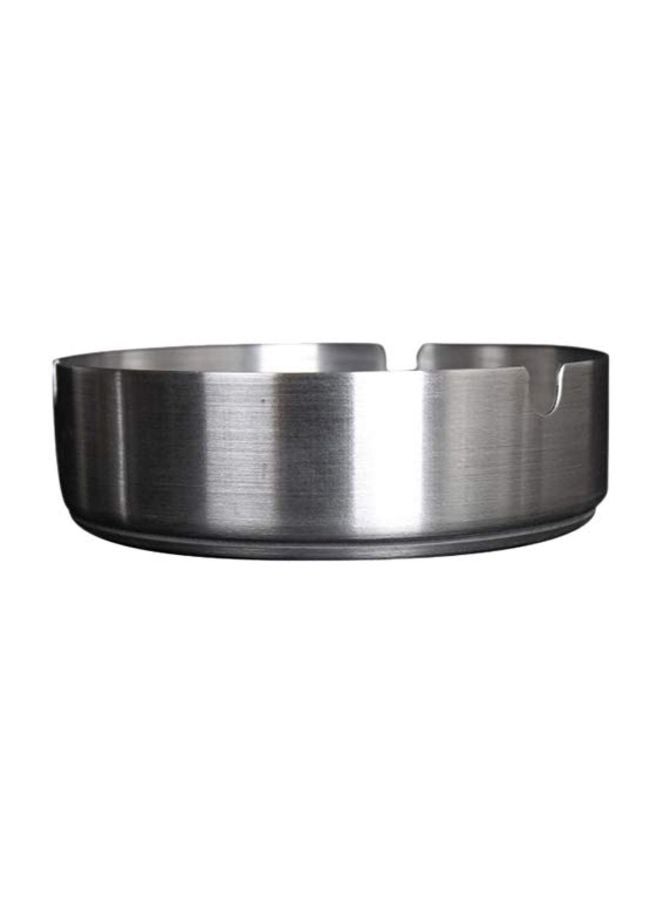 Steel Ashtray Silver 100x30mm - Image 2