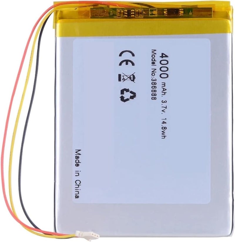 3.7 فولت 4000 مللي أمبير بطارية قابلة لإعادة الشحن 3 أسلاك 1 قطعة - Image 1