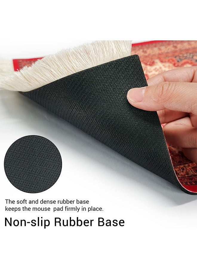 السجاد الفارسي نمط الماوس وسادة الشرقية القديمة البوهيمية السجاد المكتب وسادة الماوس المصغرة حصيرة كوستر الجدول ديكور للمكتب المنزل - Image 3