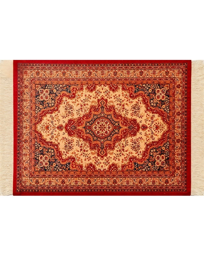 السجاد الفارسي نمط الماوس وسادة الشرقية القديمة البوهيمية السجاد المكتب وسادة الماوس المصغرة حصيرة كوستر الجدول ديكور للمكتب المنزل - Image 1