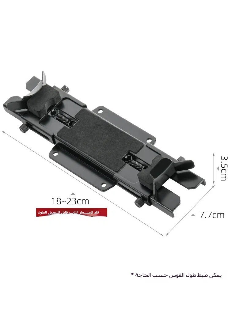 Suitable for JBL Charge5/JBL Flip6/Beats pill Speaker Wall Metal Bracket Telescopic Frame (Black) - Image 2