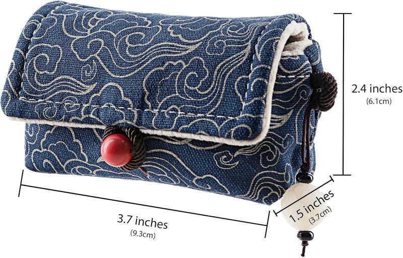 Geekria Earbuds Carrying Pouch Compatible with Sennheiser Momentum Sport, Momentum True Wireless 4 Case Cover, Replacement Protective Earphones Travel Bag (Blue) - Image 3
