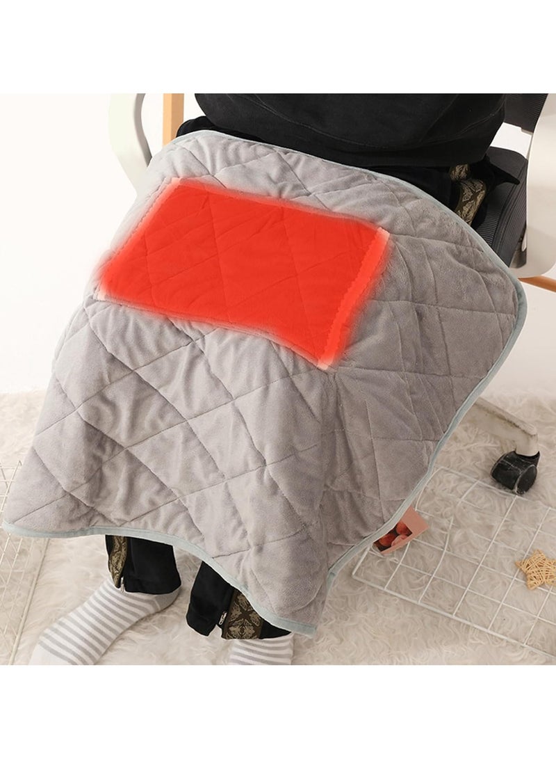 general Electric Blanket Heated Lap Blanket with Pocket USB Fast-Heating Blanket Throw Portable Soft Warm Blankets for Dorm Car Home Travel - Image 4