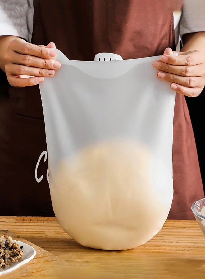 1 piece, silicone dough kneading bag for kitchen tools (36cm*36cm), multifunctional dough mixer for bread, pastries, pizza, and tortillas, premium silicone baking ware, multifunctional food storage box cooking tool. - Image 1