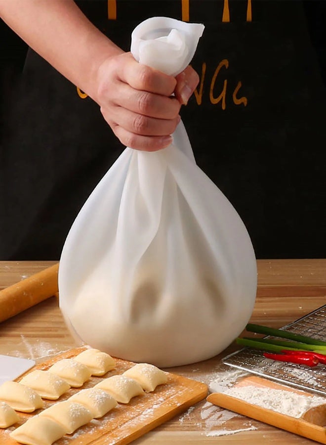 1 piece, silicone dough kneading bag for kitchen tools (36cm*36cm), multifunctional dough mixer for bread, pastries, pizza, and tortillas, premium silicone baking ware, multifunctional food storage box cooking tool. - Image 2