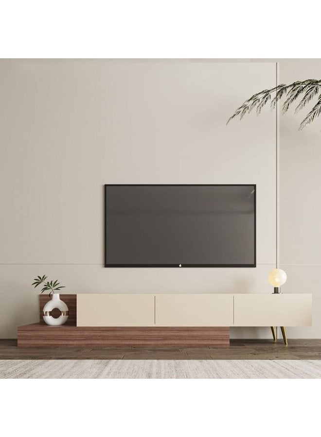 TV Unit Table – Multicolour MDF