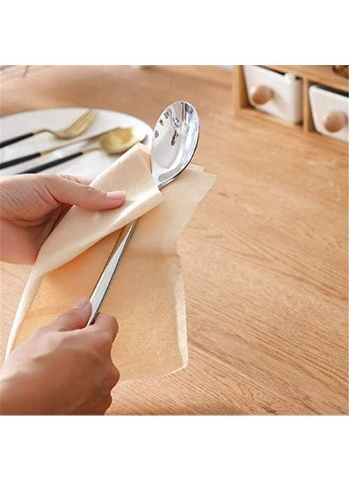 Generic - Multi-Purpose Tissue Roll, Reusable Bamboo Paper Towel, Eco-Friendly, Machine Washable, Thick and Absorbent, 30 Reusable Sheets - Image 1