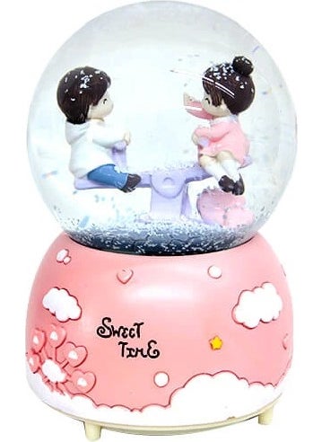 BYR - Snow Globe Sweet Time Motorized Musical 100CC [ tek] - Image 1