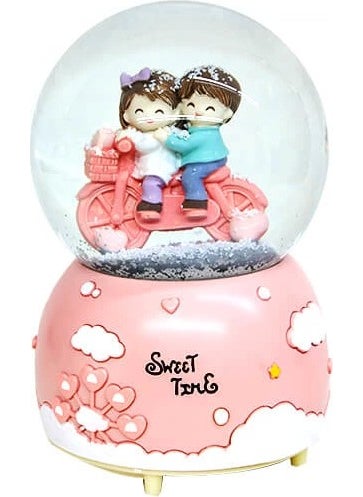 BYR - Snow Globe Sweet Time Motorized Musical 100CC [ tek] - Image 1