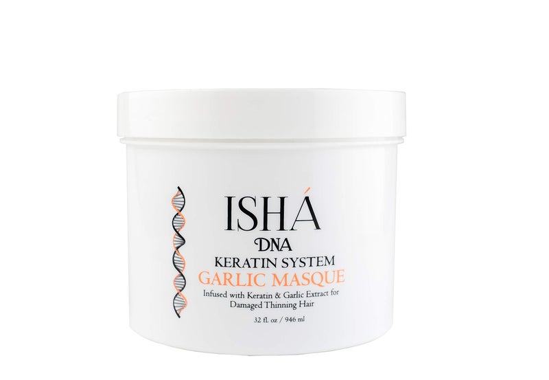 ISHA DNA Conditioner - Infused with Keratin and Garlic Extract For Damaged Thinning Hair - Stops Hair Loss and Promotes Growth - Deep Conditioning - Sulfate and Paraben Free-946ml - Image 1