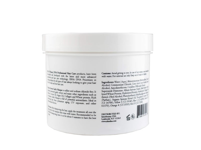 ISHA DNA Conditioner - Infused with Keratin and Garlic Extract For Damaged Thinning Hair - Stops Hair Loss and Promotes Growth - Deep Conditioning - Sulfate and Paraben Free-946ml - Image 2
