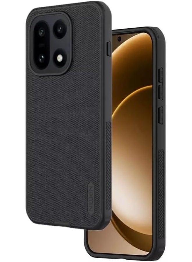 Nillkin Case Compatible with OnePlus 15 Nillkin Super Frosted Shield Pro Hard Back Soft Border PC + TPU  Shock Absorb Cover Raised Bezel Camera Protect Black Color - Image 1
