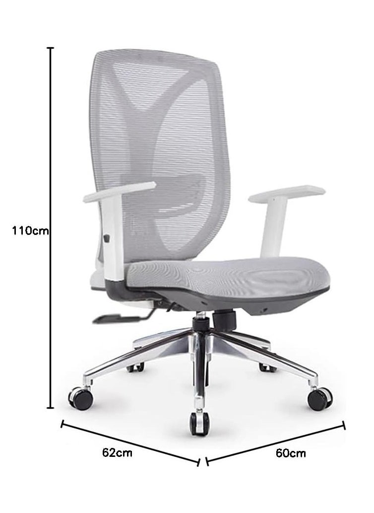 Neo Front Neo Front Low Back Chair Mesh Office Chair, Ergonomic Computer Desk, Sturdy Task Chair- Adjustable Lumbar Support & Armrests,Comfort Wide Seat,Swivel Home Office Chair S738  - Image 2