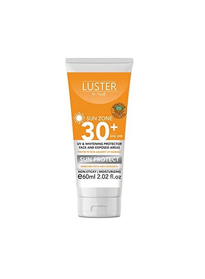 LUSTER Sun Protect Spf 30Plus With Uva & Uvb Protection | Nonsticky & Moisturizing Sunscream For Women & Men | All Skin Types (Paraben & Sulfate Free) 60Ml - Image 1