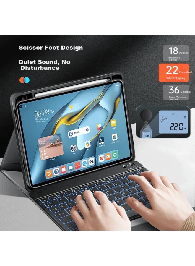Suoying Huawei Accessories Full Set Compatible With Huawei Matepad Mini Standard/soft Light Version 8.8-inch Bluetooth Keyboard And Mouse Case - Image 2