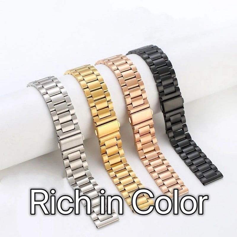 Bluejw PDANY Fashion Stainless Steel Watch Band – Durable, High-Quality Replacement Strap with Adjustable Fit for Men and Women - Image 3