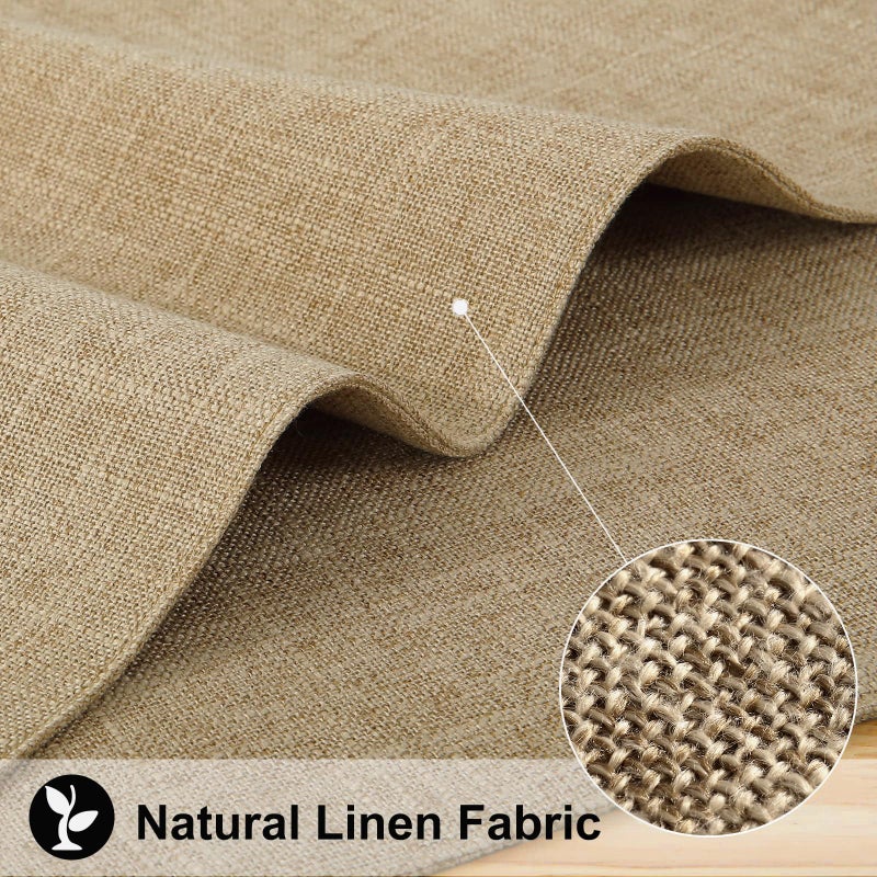 homing Cotton Linen Placemats Set of 6, Cloth Washable Farmhouse Dining Table Mats for Indoor, Outdoor, Easter, Easy to Clean, Linen, 13 x 19 Inch - Image 2