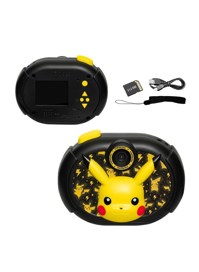 ekids Pokemon Kids Camera with SD Card, Digital Camera for Kids with Video Recording, Built-in Digital Stickers for Fans of Pokemon Gifts - Image 1