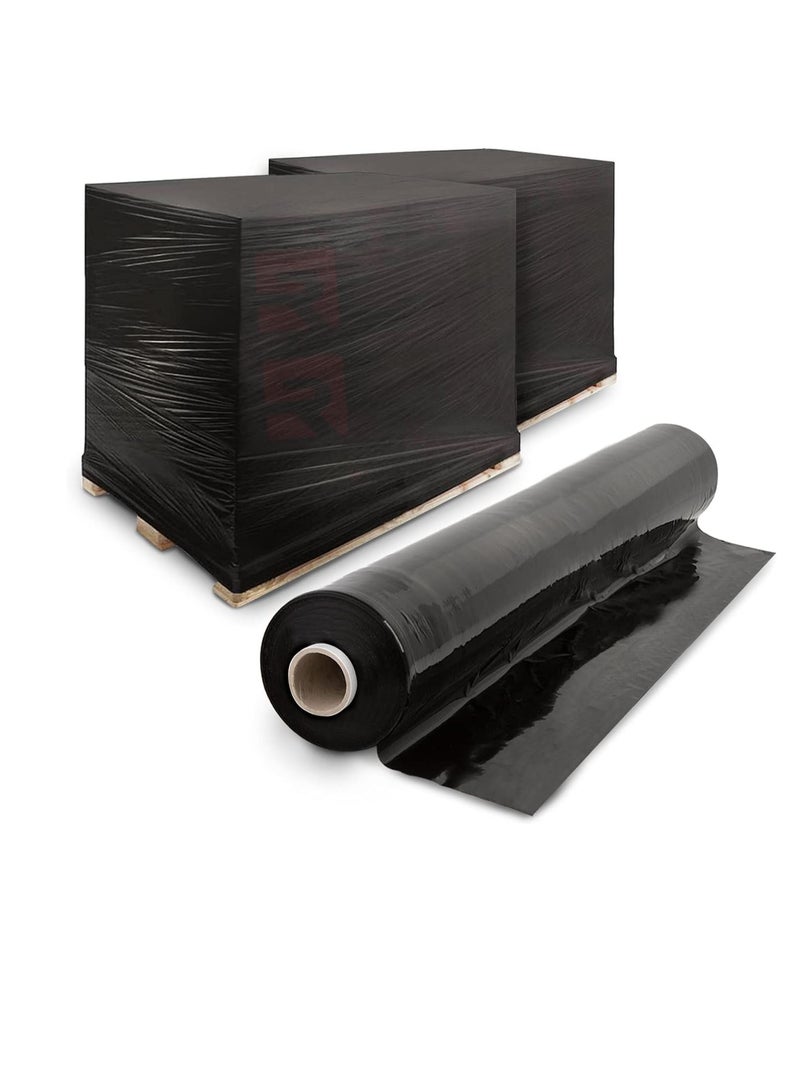 RACO RACO Stretch Film/Wrap Cling Durable Adhering Packing Moving Packaging Heavy Duty Shrink Film Pallet Wrapping Black  - Image 1