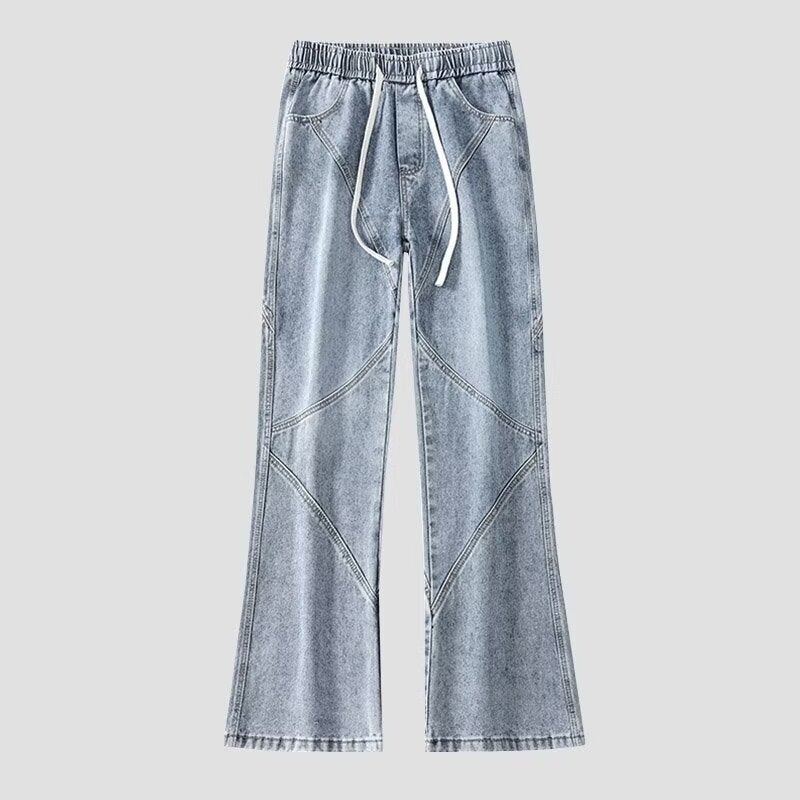 Unisex Classic Denim Jeans Loose Fit Daily Outdoor Wear - Image 1